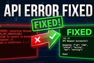 fix nodejs backend API and server issues