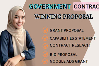secure proposal, government contract, bid, grant writing, rfp, business plan