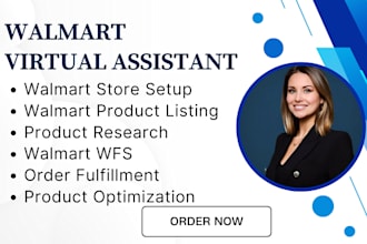 upload products and manage your walmart store as a virtual assistant SEO wfs