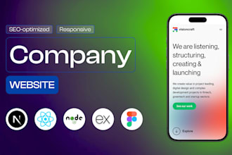 develop SEO optimized company website
