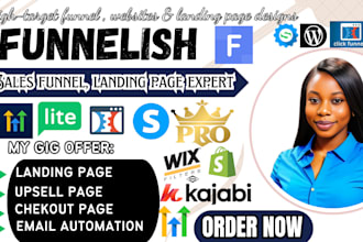 clone funnelish landing page, wix sales funnel funnelish advertorial sale page