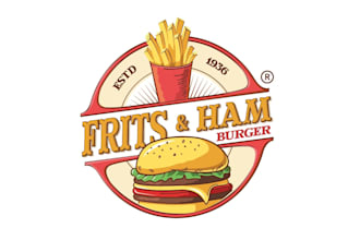 design a sizzling restaurant, BBQ, burger, or grill logo
