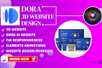 design your perfect framer and 3d dora website