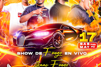design an eye catching concert flyer