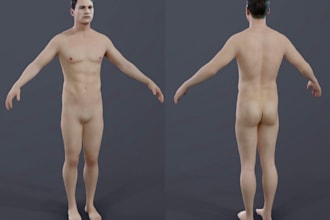 3d realistic game character metahuman model 3d film 3d sculpting for game asset