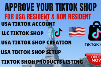 create USA tiktok shop USA tiktok account tiktok shop business representative