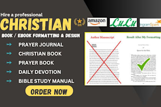 ghostwrite christian book format daily devotional prayer journal self help ebook