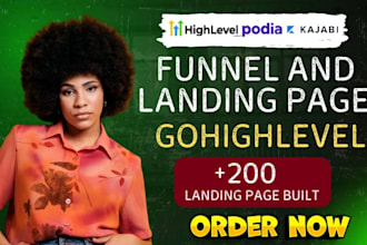 high level website gohighlevel sales funnel podia landing page ghl kajabi course