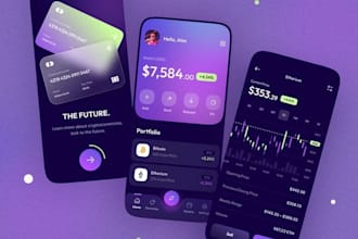 develop crypto wallet app, wallet app, cash app, investment app, trading app