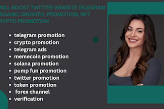 boost twitter website telegram organic growth, promotion, nft crypto promotion