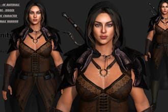 3d metahuman character modeling, human animation avatar, ue5 hyper realistic