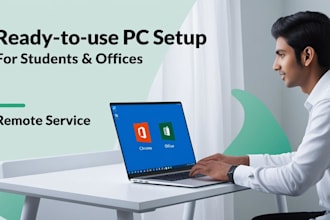 set up a ready to use PC for students or offices