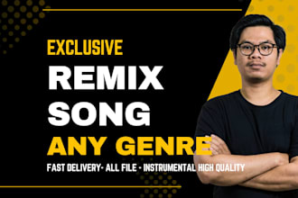 remix your song into edm, kpop, techno, house, and all genre