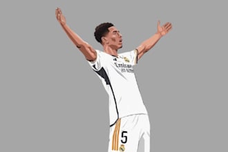 draw sport illustration, sport cartoon, vector art, basketball, soccer, tennis