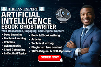 write artificial intelligence, cybersecurity, cloud computing ebook