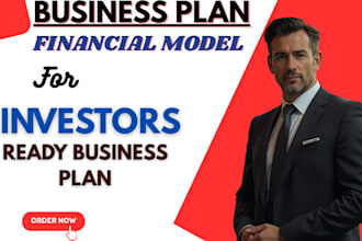 write an investor ready business plan for startups with financial model