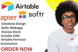 be your airtable, airtable crm, airtable formula,  zapier, softr webapp expert