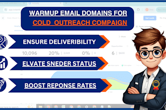 warm up your email domains for cold outreach campaigns