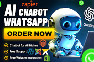 develop a whatsapp chatbot ai using gemini, elizaos, langchain, open ai, vapi ai