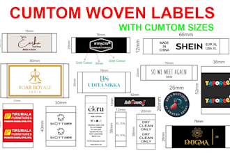 design custom clothing labels, price tags, and woven labels