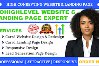 build go high level sales funnel gohighlevel website ghl landing page expert