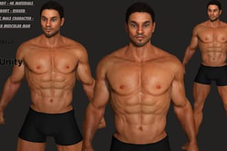 3d realistic character modeling on blender unreal engine, unity daz 3d, iclone