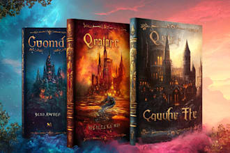 design fantasy, romance and sci fi book covers