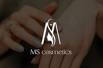 make a modern feminine, skincare, cosmetics, beauty logo and any graphics design
