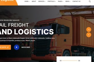 build squarespace towing website logistics website auto transport cargo website