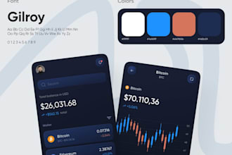 do crypto wallet app, trading exchange fintech blockchain mobile app development