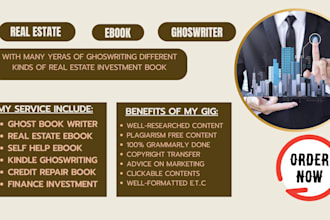 ghostwrite or write book and ebooks on personal finance, investing and budgeting