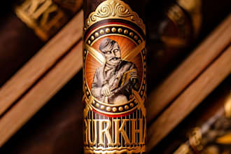 do modern cigar label, cigar band, cigar ring and cigar box logo design