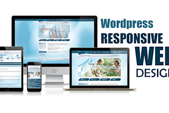 build responsive wordpress website design and web design