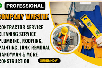 design handyman website contractor website construction website home improvement