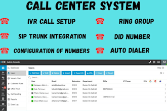 setup your voip 3cx for inbound calling and call center features