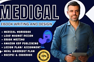 write medical nursing fitness ebook online course journal workbook workout plan
