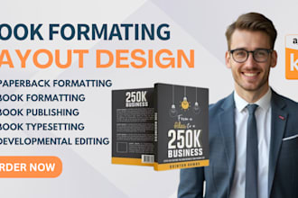 do book typesetting layout design paperback formatting for amazon kdp journal