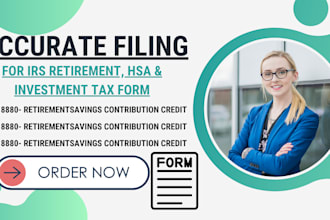 assist with form 8880 retirement saving credit for irs tax filing
