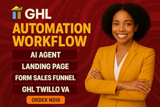 setup gohighlevel a2p 10dlc ghl CRM, VA workflow funnel form ai agent automation