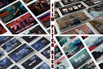 design sponsorship deck film pitch deck company presentation and film production