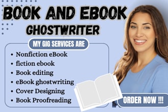 be ghost book writer novel editor fiction ebook writer non fiction ghostwriter