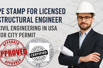 licensed architect, structural engineering pe stamp in texas, ohio, california