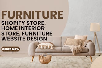 build furniture store, home furniture website home decor dropshipping