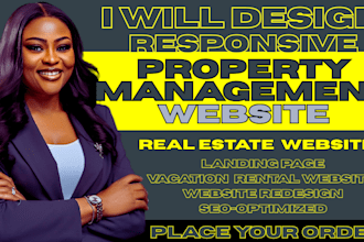 property management website vacation rental website real estate booking website