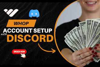 setup premium discord server and whop integration with promotion