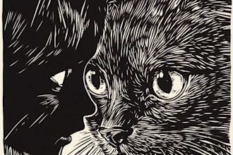 create awesome linocut illustration for your brand