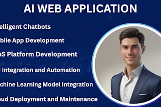 build web app, mobile app, chatbot, saas solution, llm, rag, ocr, ai automation