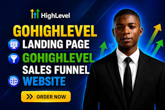 gohighlevel landing page gohighlevel sales funnel website