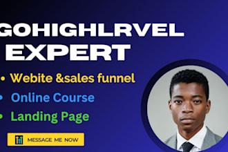 setup gohighlevel funnel, go highlevel landing page ghl webinar ghl sales funnel