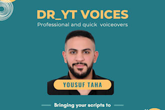 record a professional voice over in the tone you choose